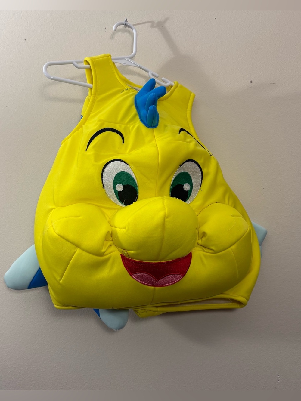 Toddler Disney Flounder Costume 4T The Little Mermaid Dress Up Fish Ocean